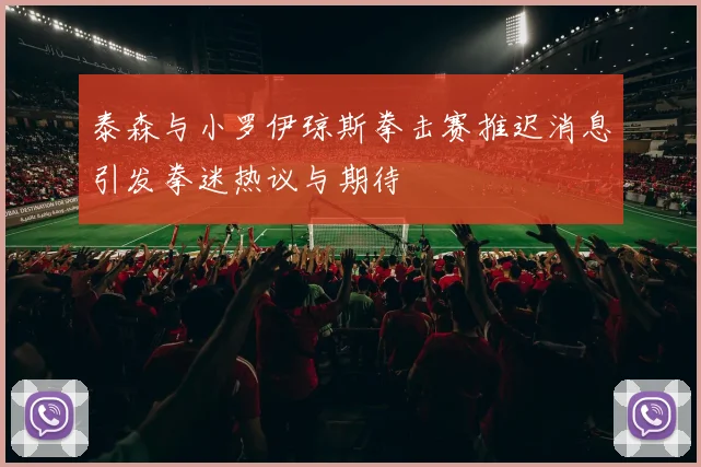 泰森与小罗伊琼斯拳击赛推迟消息引发拳迷热议与期待
